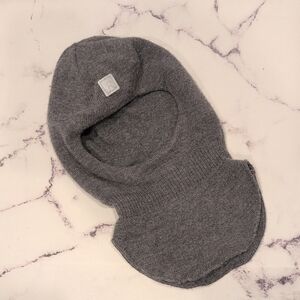 Reima Gray Wool Knit Cotton Lines Balaclava 1-2 years old